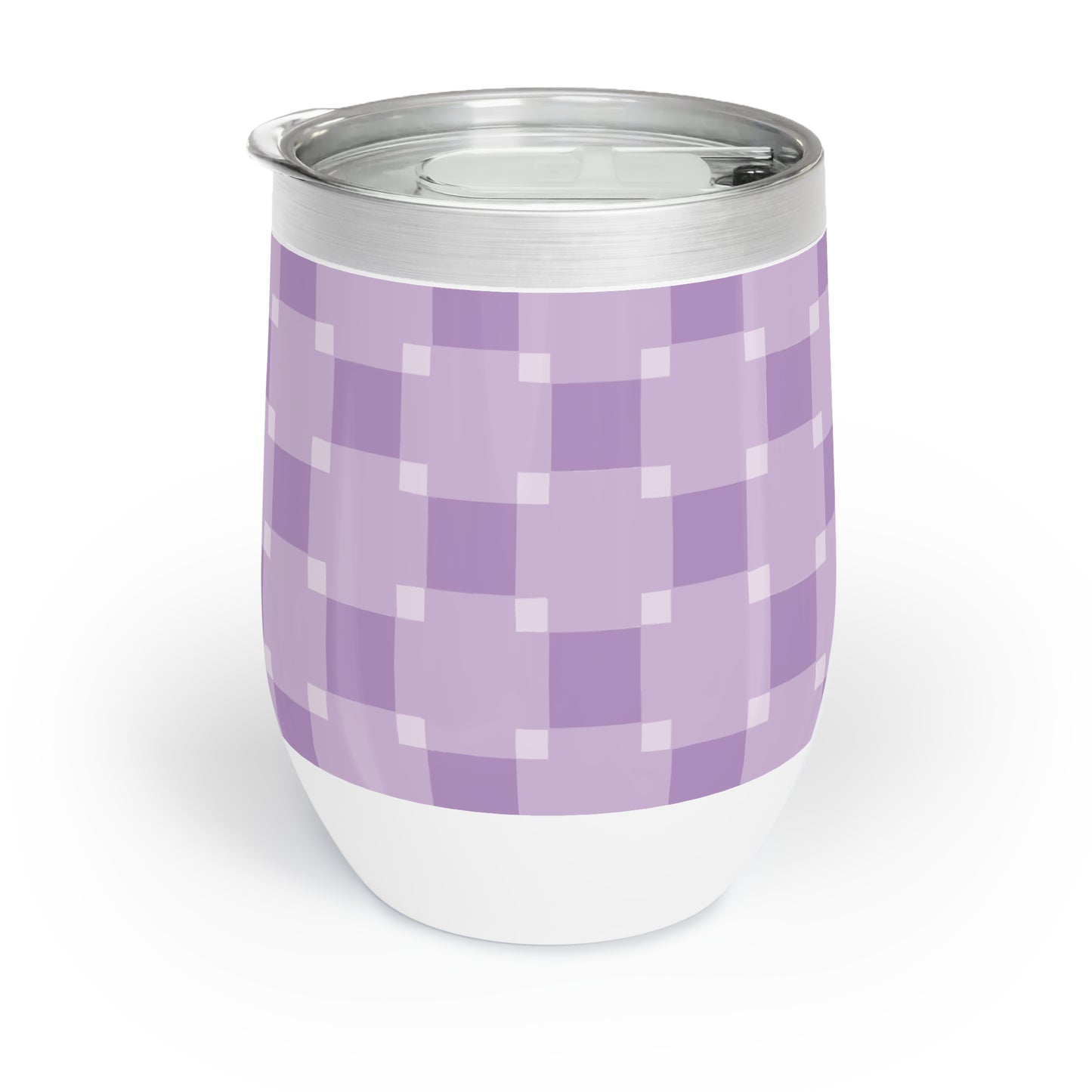 Checkered Whispies - Chill Wine Tumbler