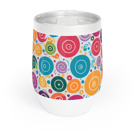 Cosmic Curlicues - Chill Wine Tumbler