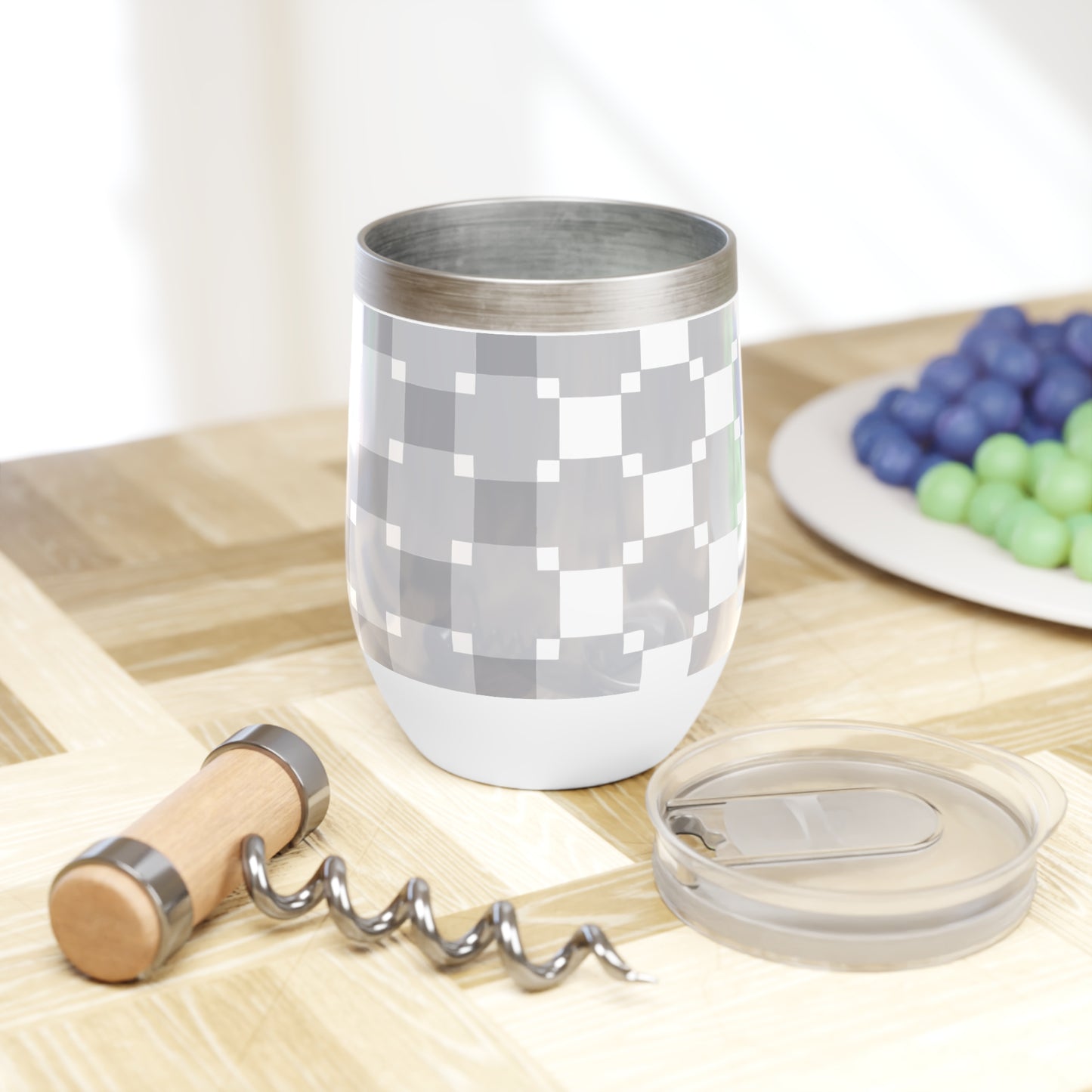 Checkered Jubilee - Chill Wine Tumbler