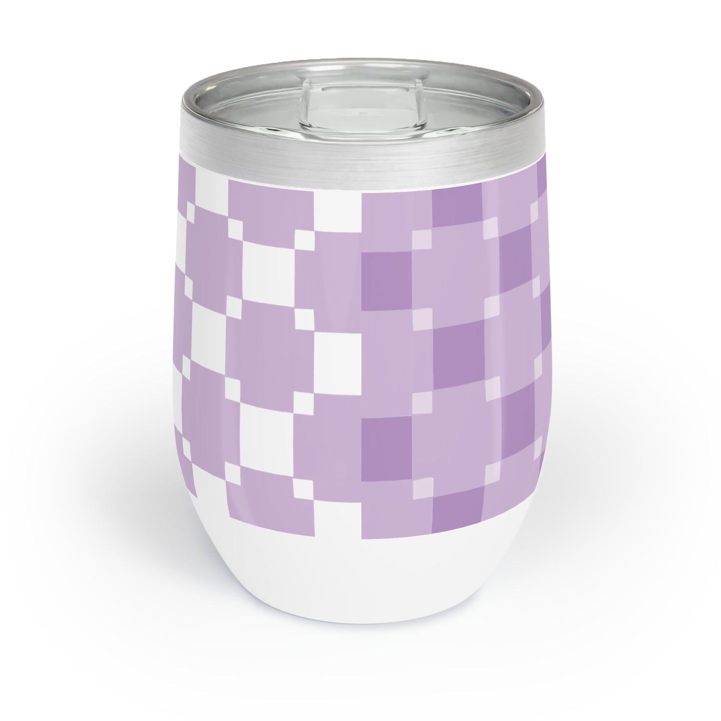 Checkered Whispies - Chill Wine Tumbler