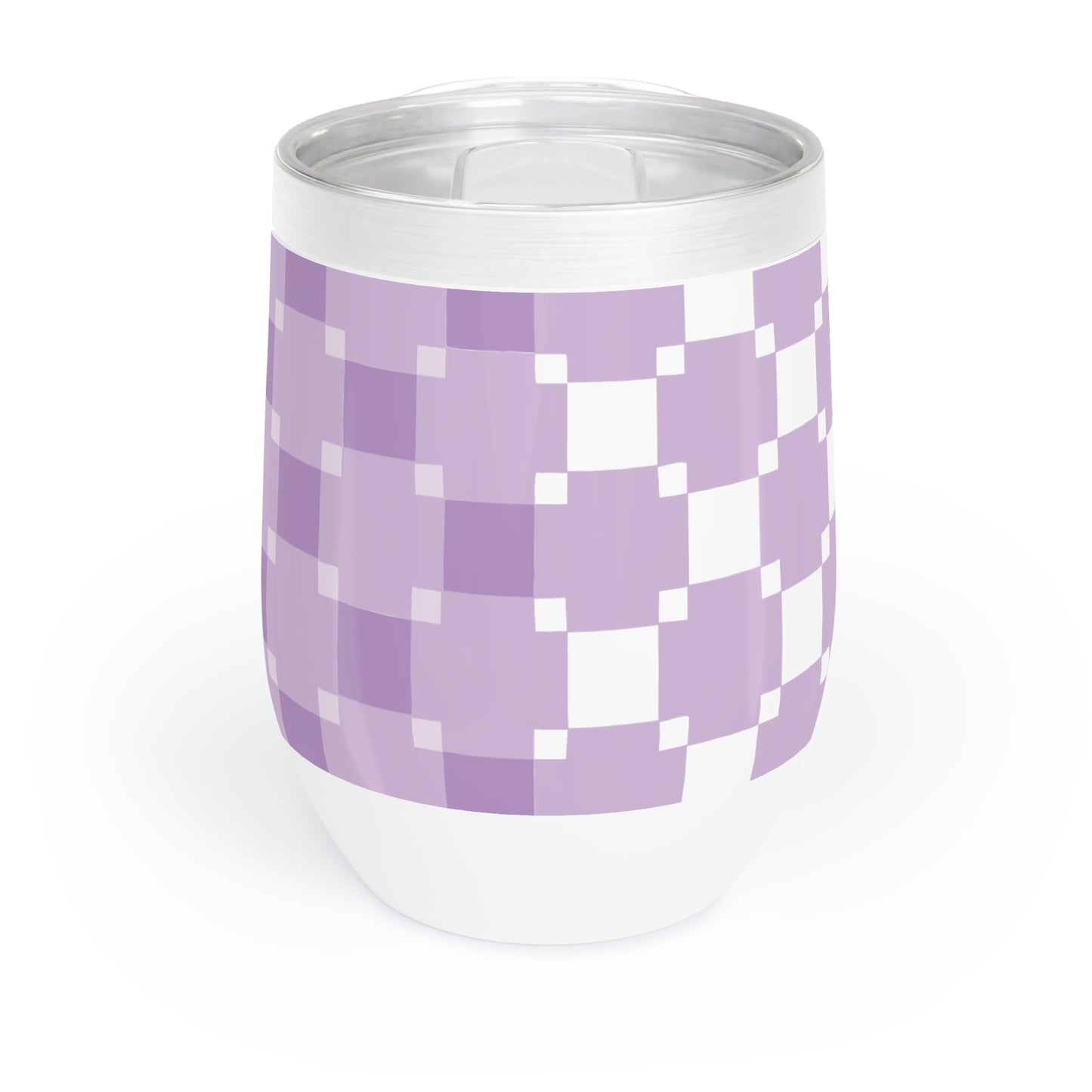 Checkered Whispies - Chill Wine Tumbler